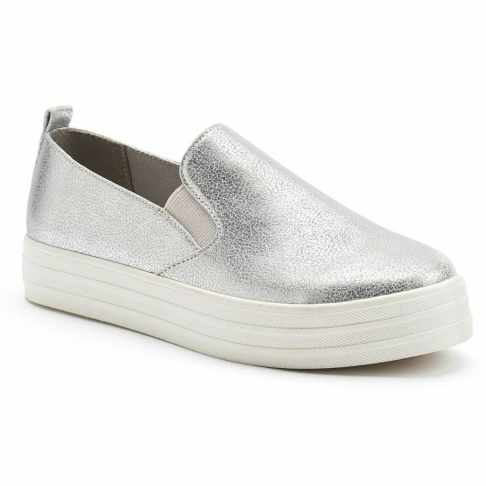 Women Juicy Couture Metallic Harbor Sneakers Shoes